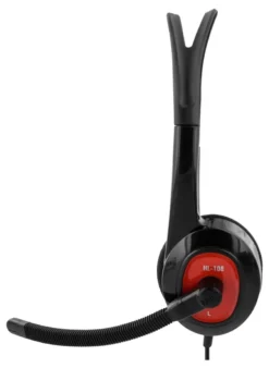 DELTACO headset til Ultrabooks og tablets, 1x3,5mm 4-pin, 1,8m