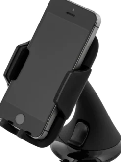 DELTACO Holder til smartphone, justerbart beslag med sugekop, 53-83mm,