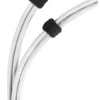 DELTACO Hook and loop fastener cable ties, width 20mm, 5m, sort