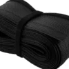 DELTACO kabelsorteringsstrømpe i nylon, lukkebånd, 5m, sort