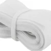 DELTACO kabelsorteringsstrømpe i nylon, lukkebånd, 3m, hvid