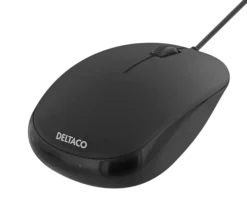 DELTACO Keyboard kit with mouse, PAN Nordic layout, USB, sort