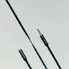 DELTACO lydkabel, 3,5mm han til 3,5mm hun, 0,5m, sort