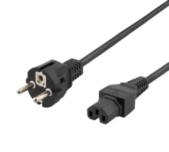 DELTACO 3m grounded device / extension cable for connection between de