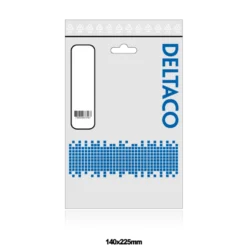 DELTACO Modular connector RJ12, 6P6C, 20-pack, gennemsigtig