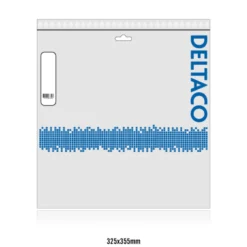 DELTACO Monitorkabel RGB HD15 han-han, uden pin 9, med 3,5mm lyd, 20m
