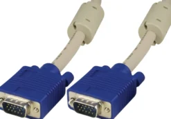 DELTACO Monitorkabel RGB HD15 han-han 5m, uden pin 9