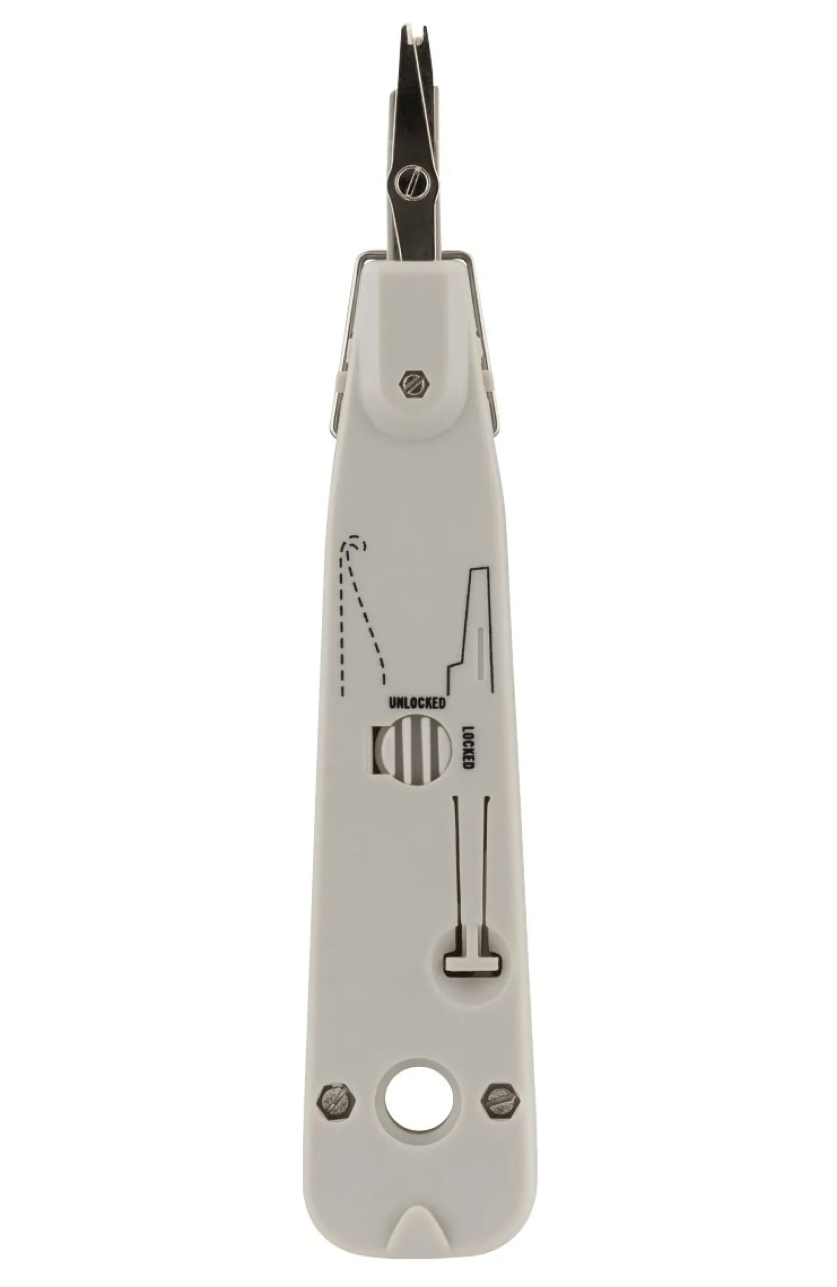 DELTACO Network cable punchdown tool, Krone LSA, touch sensor, hvid