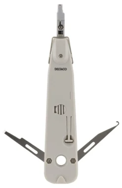 DELTACO Network cable punchdown tool, Krone LSA, touch sensor, hvid