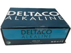 Deltaco Nordic Swan AA-batteri, Alkaline, 100-pack