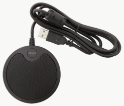 DELTACO Office konferencemikrofon med USB & 3,5mm lydport, VoIP, sort