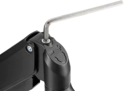 DELTACO Office, tredobbelt hydraulisk monitor-arm, 17