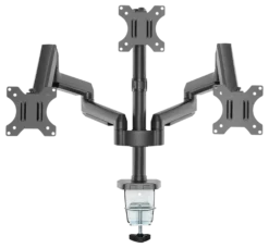 DELTACO Office, tredobbelt hydraulisk monitor-arm, 17