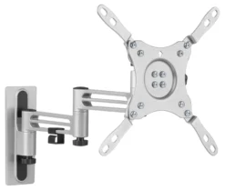 DELTACO OFFICE TV/monitor wall mount for RVs/motorhomes and trailers, swivel, tilt, lockable, 13 "-43", VESA, 3-joint, black
