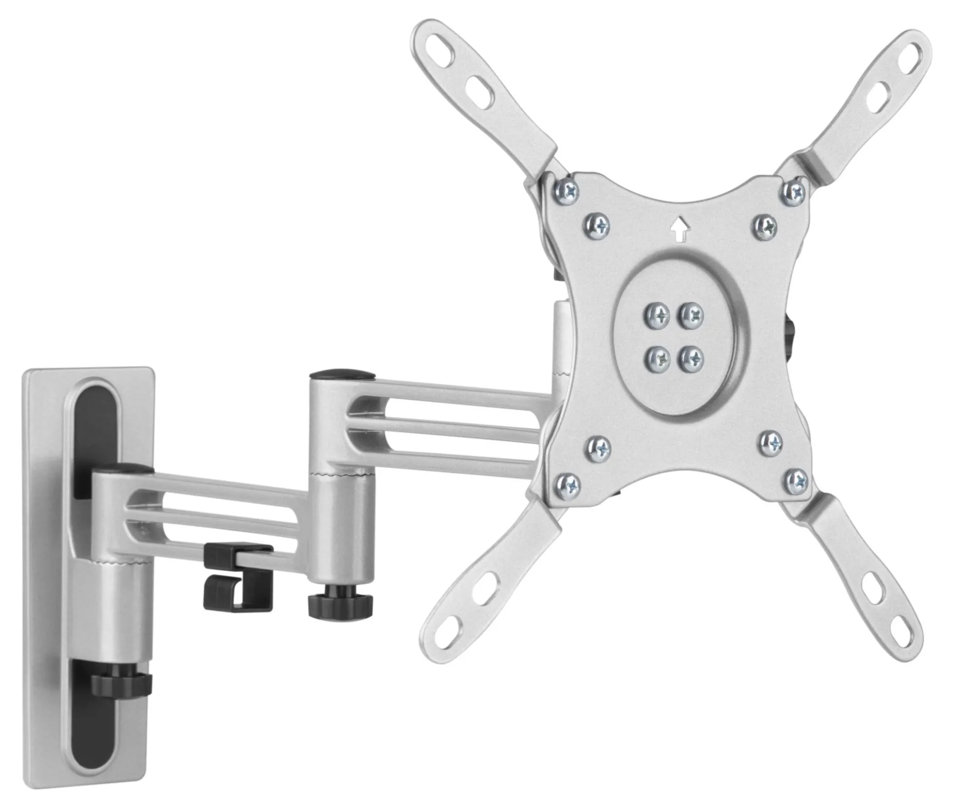 DELTACO OFFICE TV/monitor wall mount for RVs/motorhomes and trailers, swivel, tilt, lockable, 13 "-43", VESA, 3-joint, black