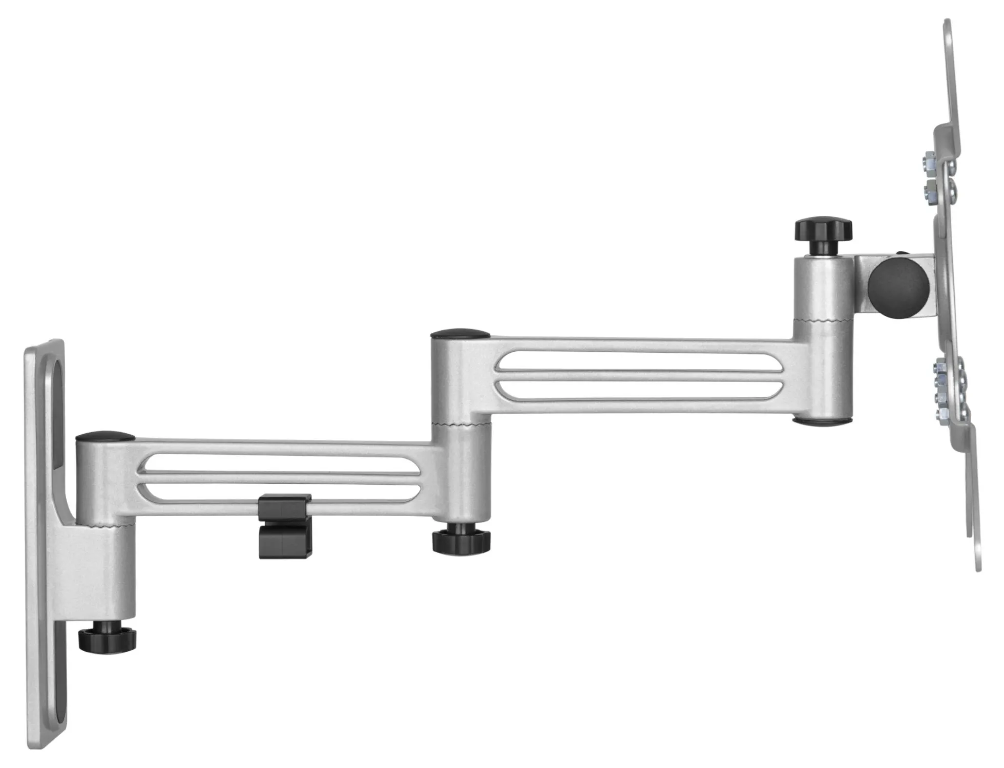 DELTACO OFFICE TV/monitor wall mount for RVs/motorhomes and trailers, swivel, tilt, lockable, 13 "-43", VESA, 3-joint, black