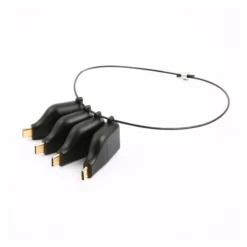 DELTACO Office, USB-C ADAPTER RING, mDP, DP, VGA, HDMI