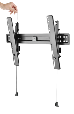 DELTACO Office, vippe ultratynd væg, 37"-70", 35kg, 100x100-600x400