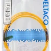 DELTACO OS2 fiber cable LC - LC, duplex, singlemode, APC, 9/125, 3m