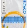 DELTACO OS2 fiber cable LC - LC, simplex, singlemode, UPC, 9/125, 4m