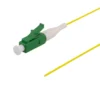 DELTACO OS2 fiber pigtail, LC, simplex, APC, 9/125, 1.5m