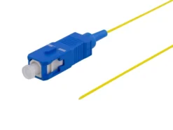 DELTACO OS2 fiber pigtail, SC, simplex, UPC, 9/125, 1.5m