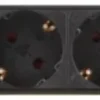 DELTACO PDU with 12x CEE 7/4 outlets, 3500W, power switch, alumini