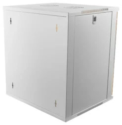 DELTACO 19” rackskab, 12U, 540x450mm, gulvrack/vægrack, glasdør