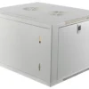 DELTACO 19” rackskab, 6U, 540x450mm, gulvrack/vægrack, glasdør