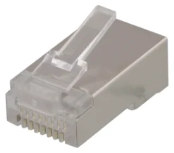 DELTACO RJ45 connector for patch cable, Cat5e, shielded, 20pcs