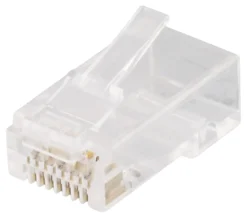 DELTACO RJ45 connector for patch cable, Cat6a, unshielded, 20pcs