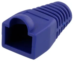 DELTACO RJ45 plug cover, for cables with 5,6mm in diameter, blå, 20p