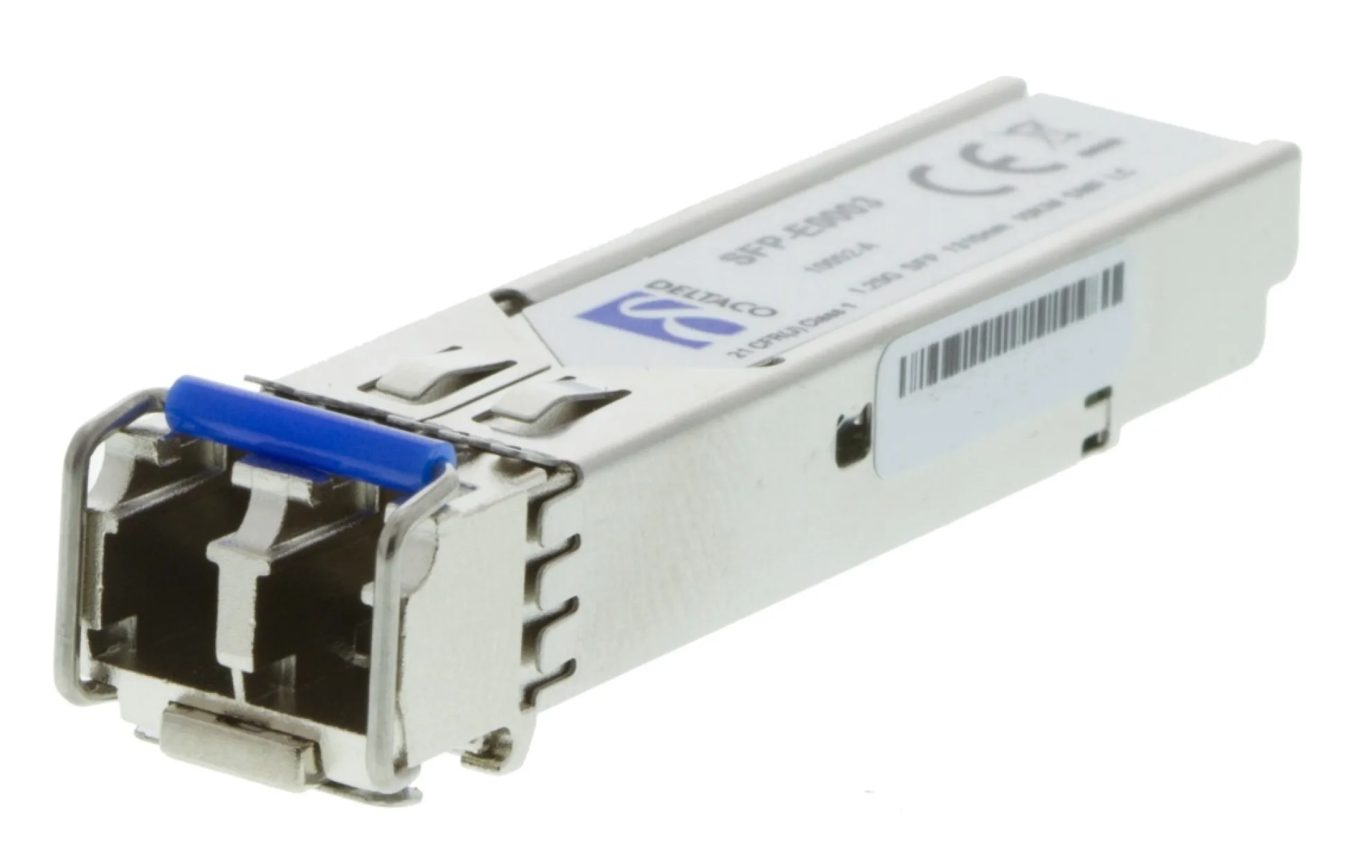 DELTACO SFP 1000Base-LX, LC, 1310nm, 20km, Single-Mode, Transceiver (Svarer til Extreme Networks 10052)