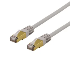 DELTACO S/FTP Cat6a patch kabel, LSZH