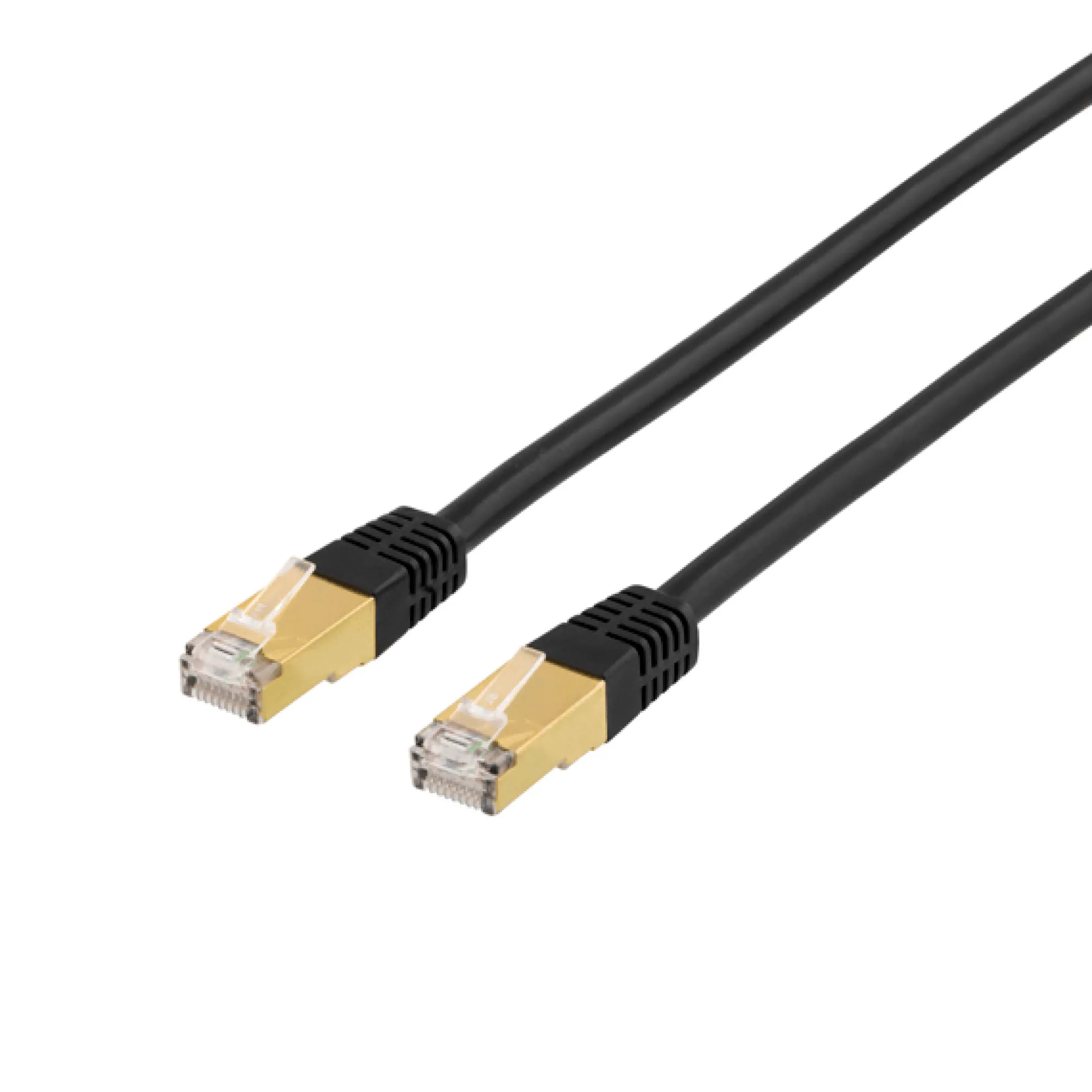 DELTACO S/FTP Cat7 patch kabel med RJ45, halogenfri