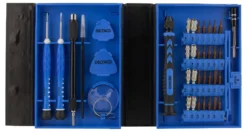 DELTACO Smartphone Repair Kit, 38 deler, Presisjon CRV, blå