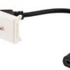 DELTACO Stikpanel, 1xHDMI, 19-pin hun, 0,2m, hvid