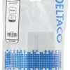 DELTACO Surface mount box for Keystone, 4 ports, hvid