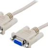 DELTACO switchkabel DB9 hun-9 hun 2m