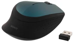DELTACO Trådløs Optisk Mus 2,4GHz, Grøn