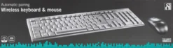 DELTACO trådløst tastatur og mus, USB nano modtagere, 10m, nordisk,