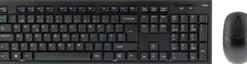 DELTACO trådløst tastatur og mus, USB nano modtagere, 10m, nordisk,