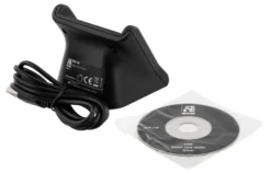DELTACO UCR-156 Smart card reader, USB, sort