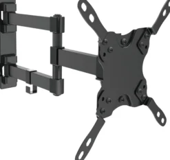 DELTACO vægbeslag til TV/screen, 15"-40", max 20kg, 3 led, sort