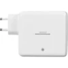 DELTACO vægoplader med powerbank, USB-C, 9600 mAh, 2x USB-C