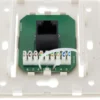 DELTACO Vægudtag udenpåliggende UTP, 1XRJ45, Cat6, hvid