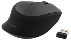 DELTACO wireless optical mouse 2,4GHz, 3 buttons with a scroll, grøn