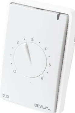 DEVI – Afdækning til DEVIreg™ 233 termostat, 1½ modul