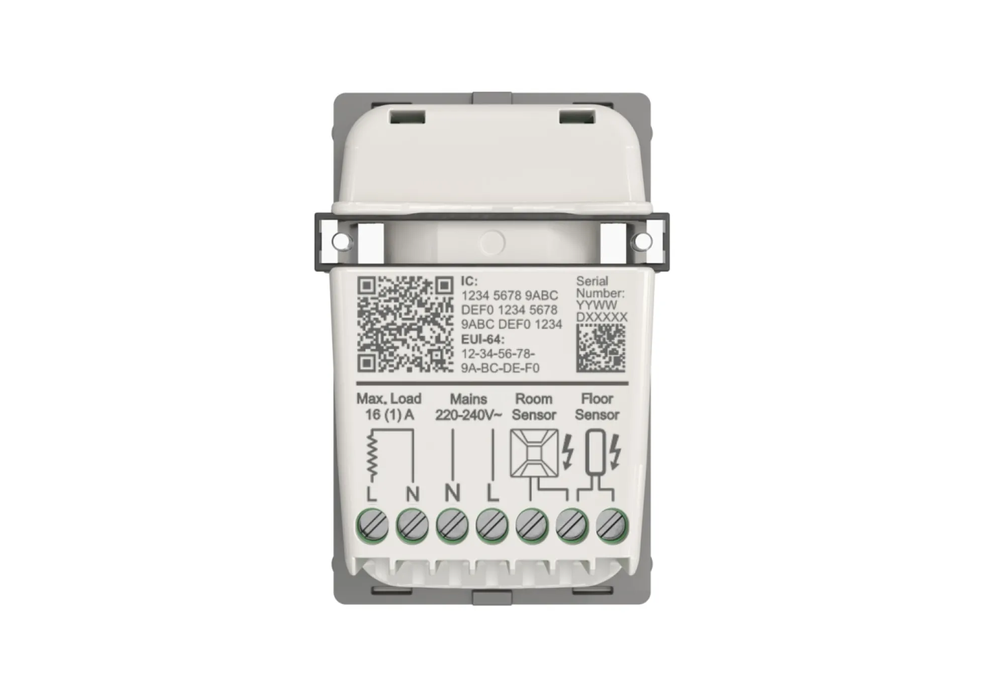 DEVIreg™ InControl gulvvarmetermostat med ledningsføler (5 til 35° C), Zigbee, Bluetooth, hvid