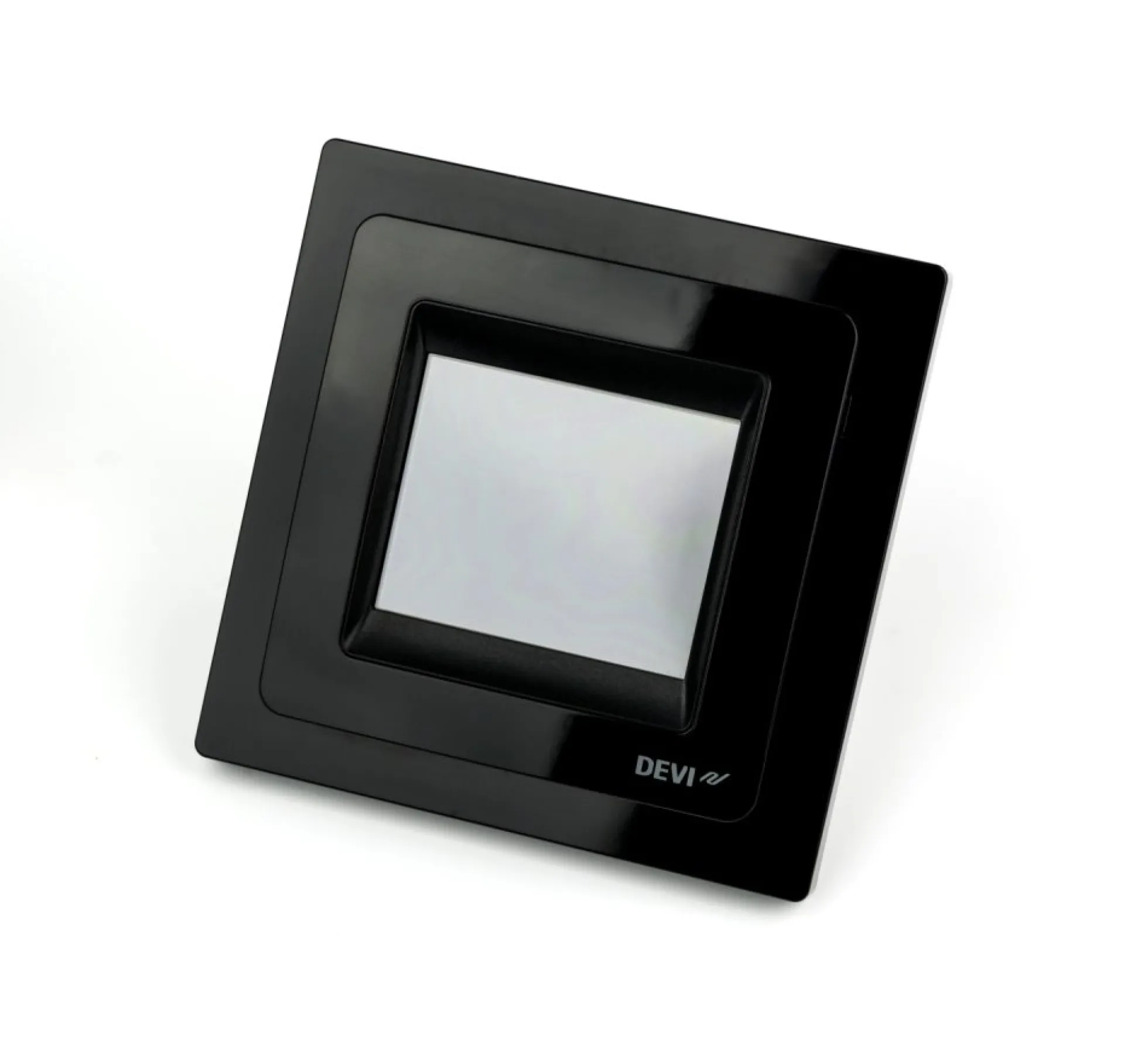 DEVIreg™ Touch – Digital rum- og gulvvarmetermostat med ledningsføler, rumføler og ramme (5 til 35° C),